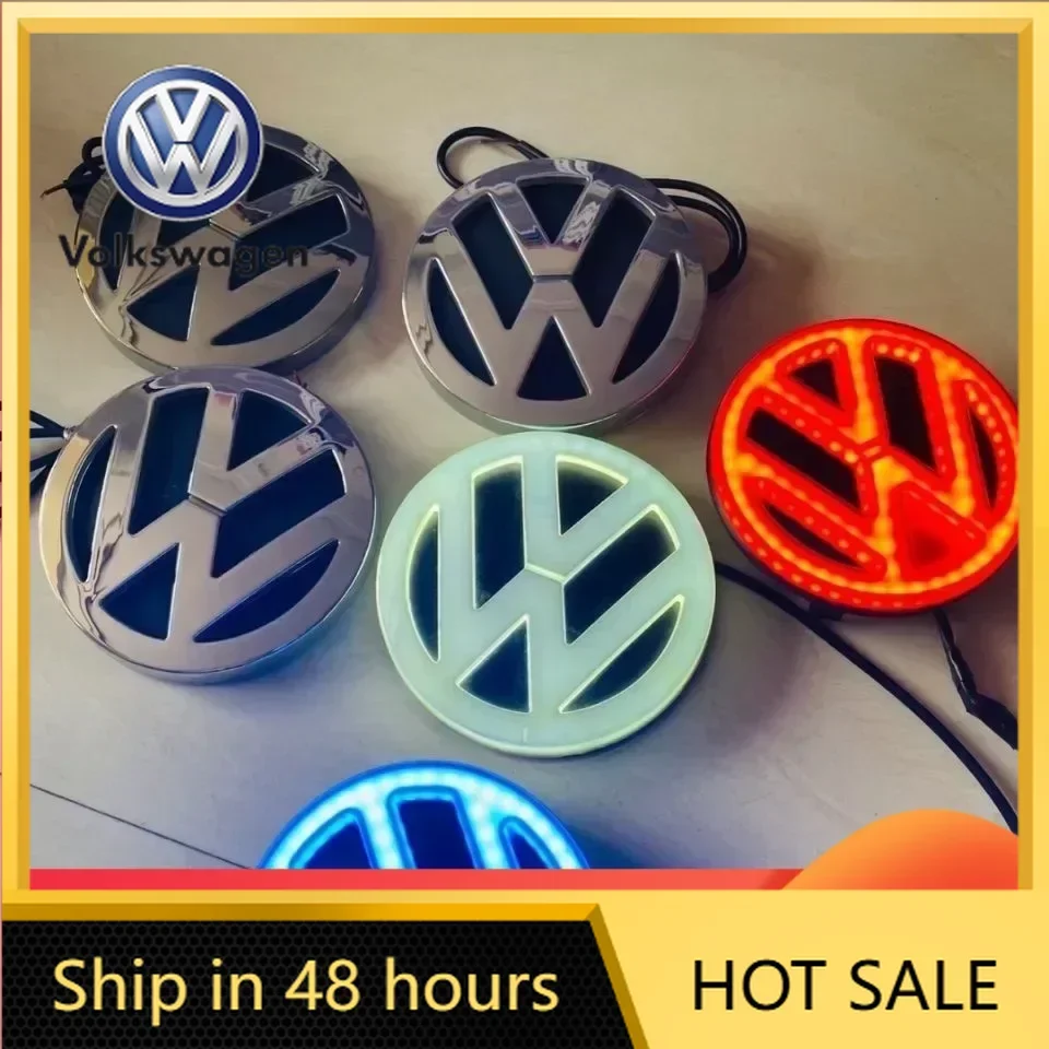 

Для VW 2025: Новая 11-сантиметровая 4D LED-эмблема с подсветкой для передней и задней части автомобиля Volkswagen (для VW Polo, Golf, Jetta, Beetle, CC, Tiguan, Touran, Passat M)