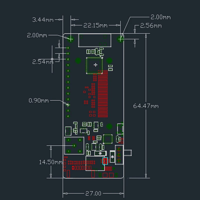 Excellent-TTGO Lora32 V2.1 ESP32 Modulo wireless WIFI Bluetooth 433 Mhz Modulo wireless Wifi Bluetooth da 0,96 pollici SMA IP5306