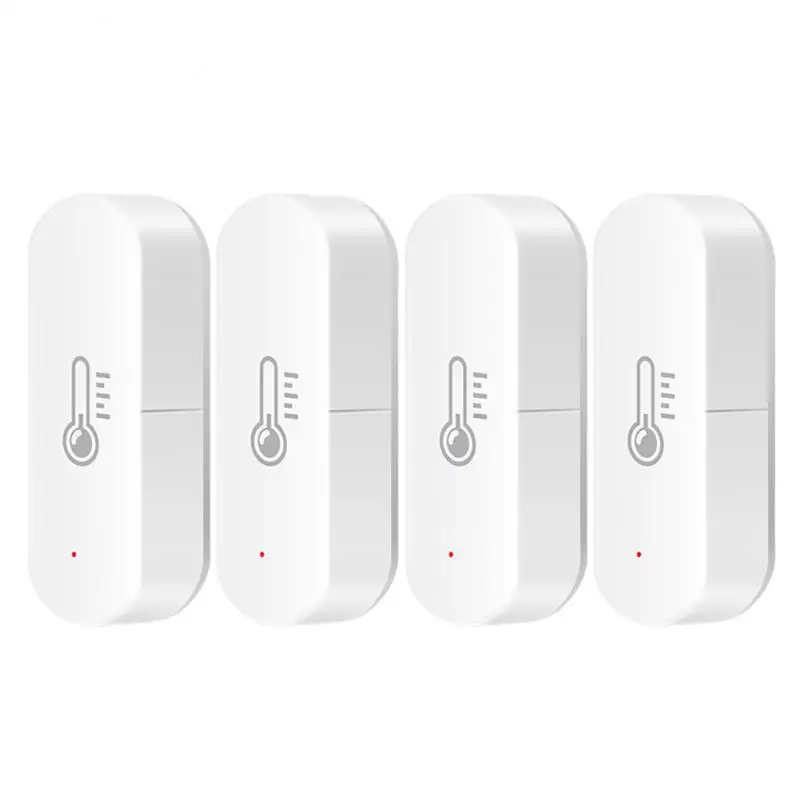 1~8PCS Tuya Temperature Humidity Sensor Monitoring Reminder Temperature Humidity Via Smart Life Alexa Home