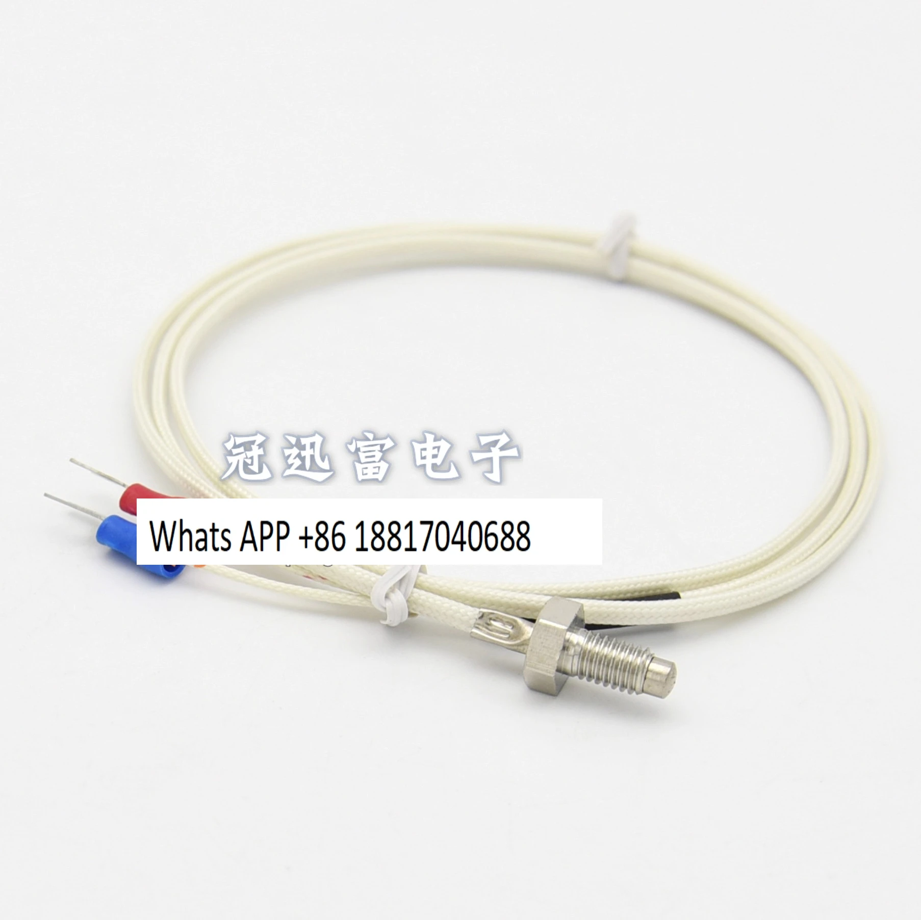 

Pellet furnace exhaust fan induced draft fan furnace temperature probe, electric thermocouple, wire length 1 meter