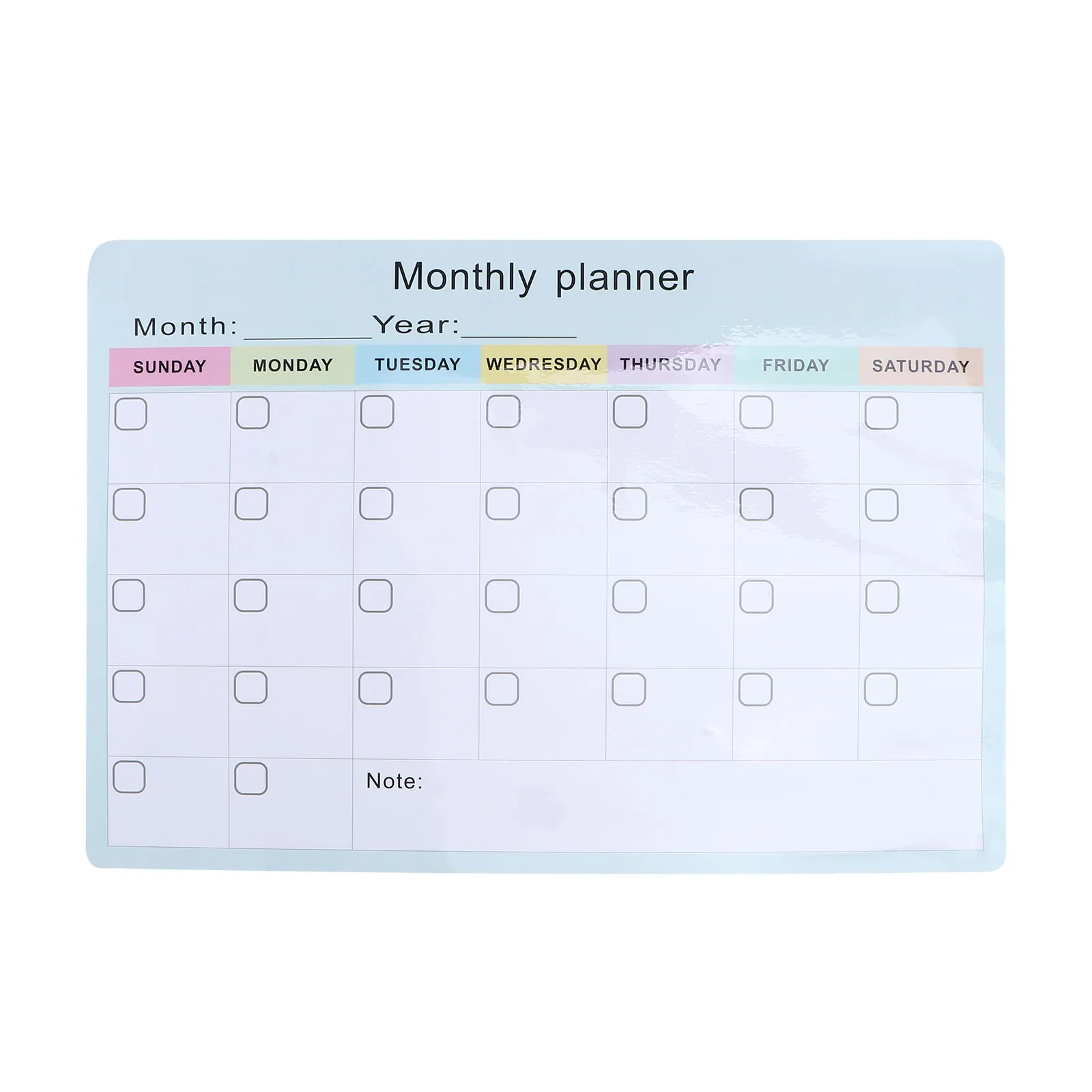 

Magnetic Monthly Plan Board Fridge Calendar Notepad Planner Ample Space Todo Lists Reminders Kitchen Refrigerator Reusable No