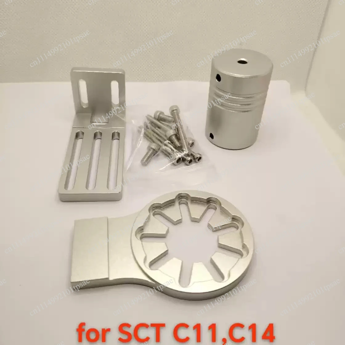 Electric focusing SCT aluminum alloy bracket compatible with ZWO arc focusing C6/8/9.25 C11C14