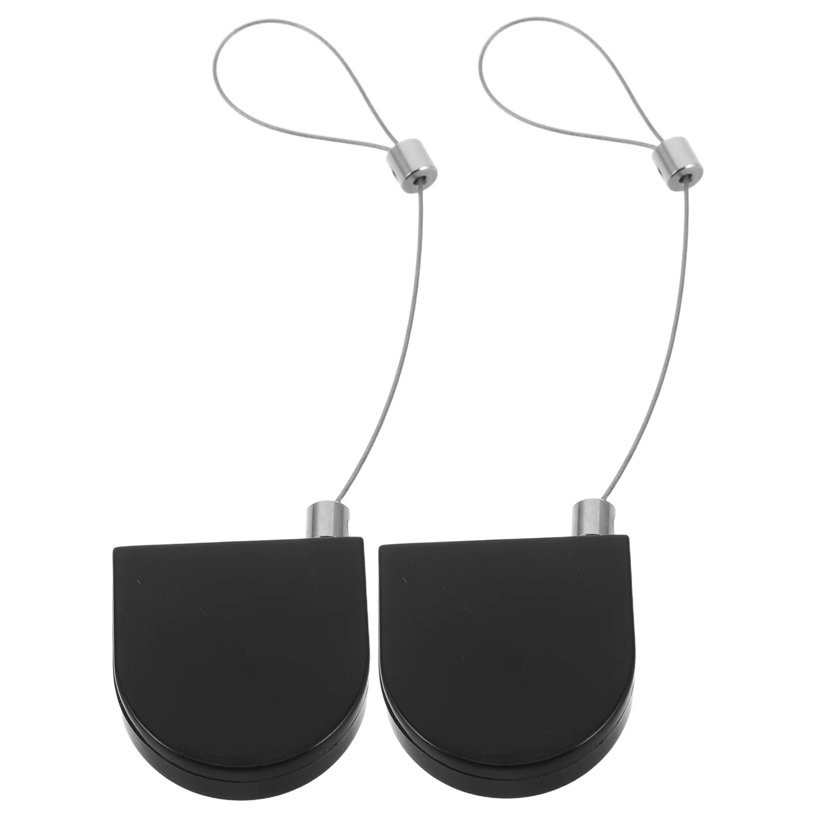 

2Pcs Jewelry Anti-Theft Rope Retractable Safety Tether 90Cm Lock Box for Display Cases Telescopic Security Cable Lock Retail
