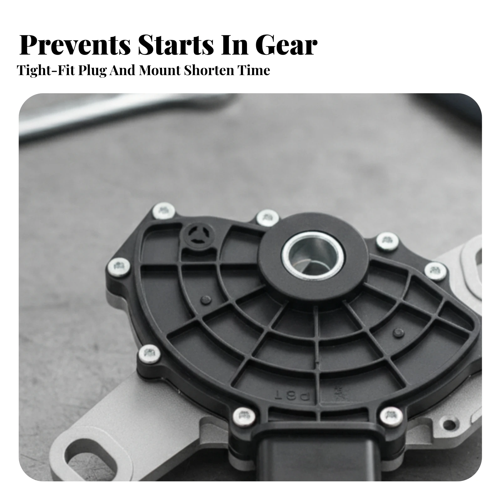 Gearbox Gear Selector Switch Compact Gear Selector Switch with Mounting Bracket Replacement for Mechanics