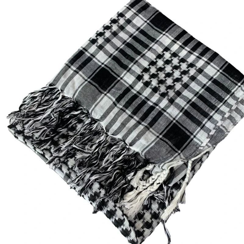 Arab Desert Scarf, Soft and Comfortable, Suitable for Hiking, Camping, and Cycling Multipurpose Scarf Shawl