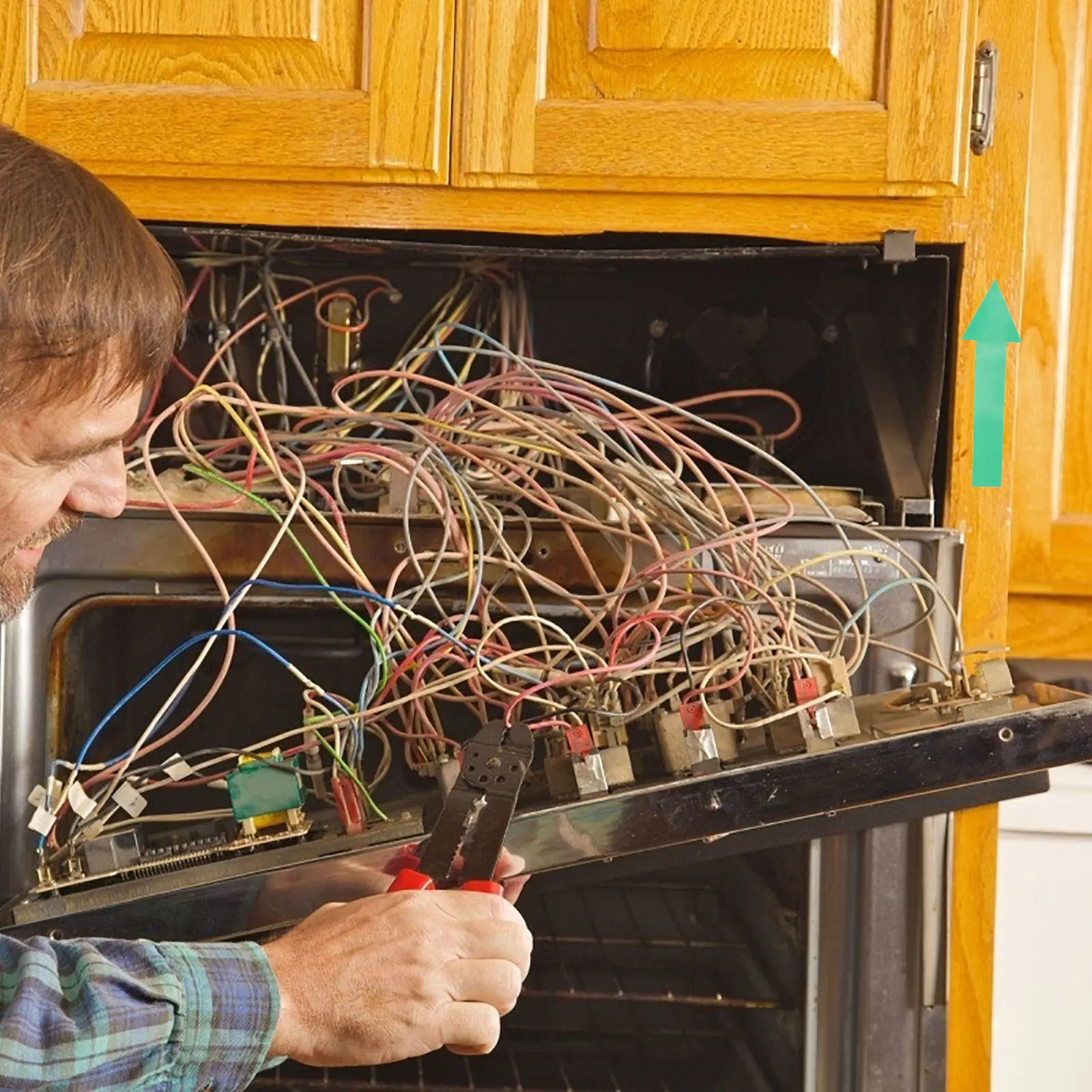 

50Pcs Arrow Caution Stickers Material Long Lasting Use for Indicating Directions Direction Stickers