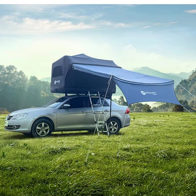 Inflatable Roof Top Tent OEM Water Proof Large Internal Space Prevent Bumping OEM Glamping Tent Play Do Brand Outdoor Tents