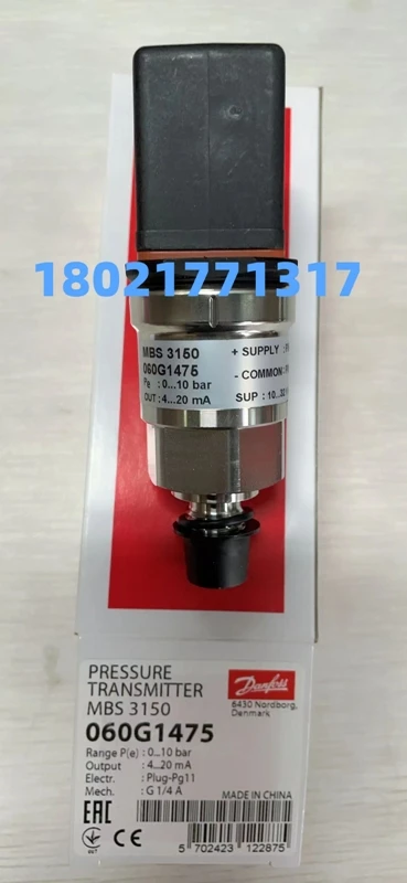 Danfoss MBS3150 Pressure Sensor Marine Hydro-hydraulic High Precision Buffered 4-20mA Transmitter