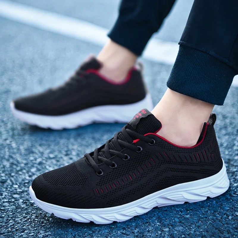 New Running Shoes Men Sneakers Fashion Lightweight Trainers Breathable Walking Shoes Comfortable Athletic Sport Shoes for Men