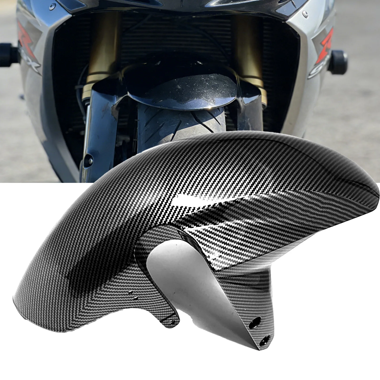 

For Suzuki GSXR 600 750 2004-2005 GSXR 1000 2003-2004 Motorcycle Front Fender Mudguard Splash Guard Fairing Cover Accessories