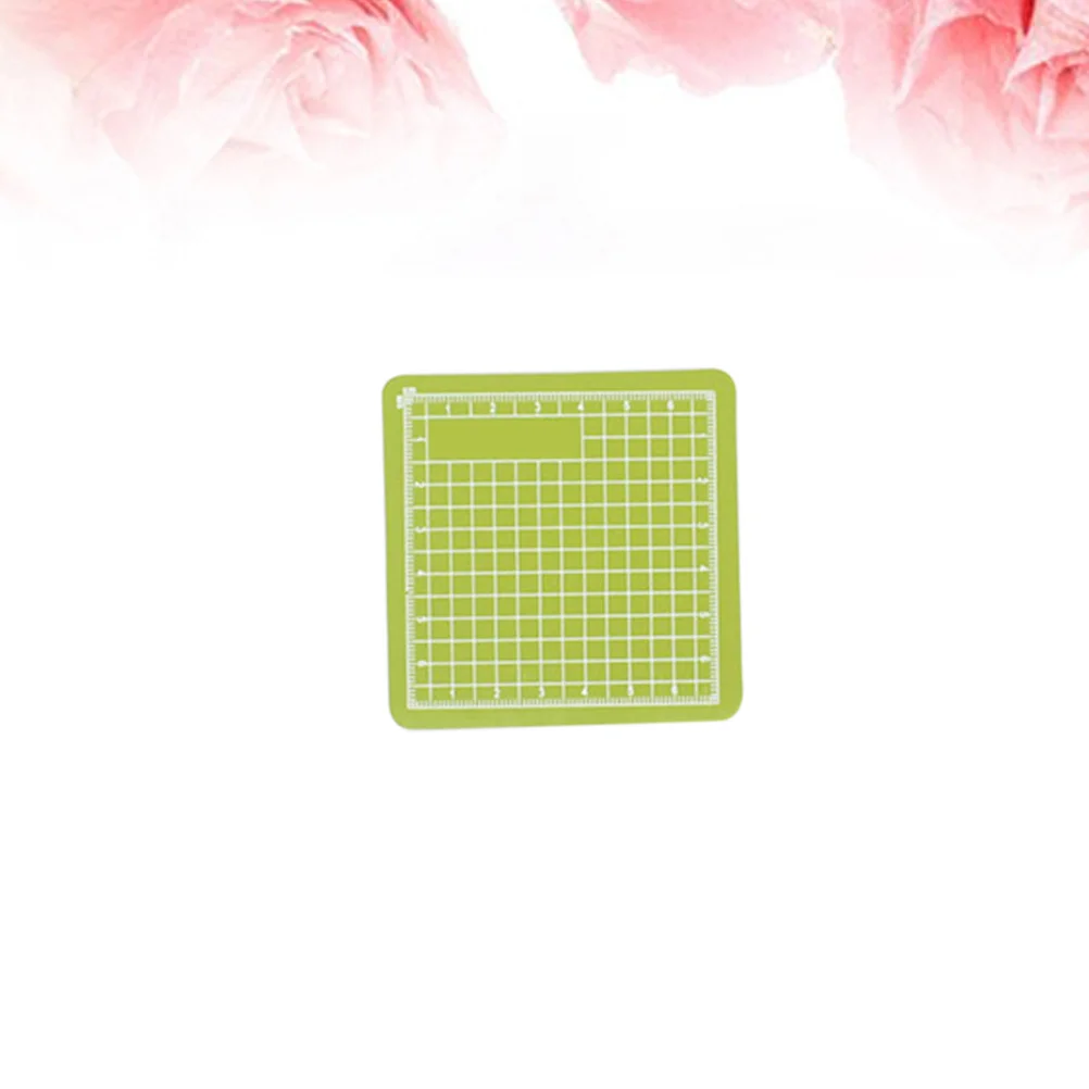 8X8Cm النعناع الأخضر الذاتي شفاء قطع حصيرة عكسها شبكة بولي كلوريد الفينيل اصطف لوحة للخياطة الحرفية Diy بها بنفسك النسيج الوسادة أداة المشاريع الفنية