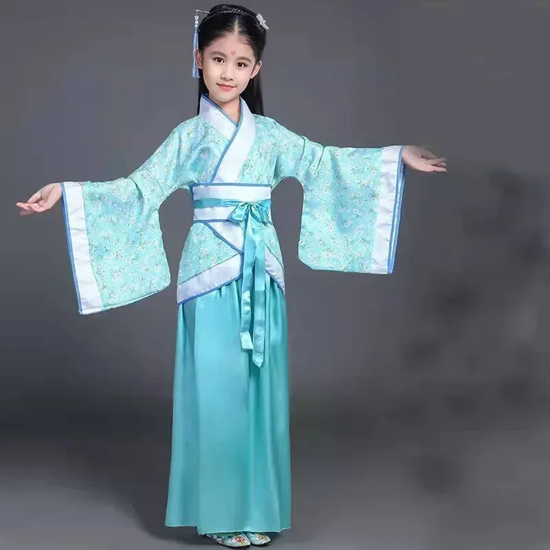 Damas chinas Kleding Vintage Kleding Voor Meisjes Karneval Nieuwe Jaar Hanfu Jurk Kid Volwassen Vrouwen Dancer Kostuum