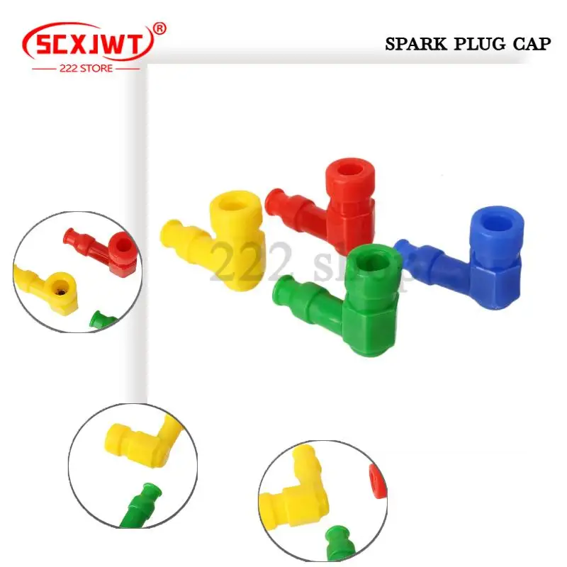 

Spark Plug Cap Boot Multi-color Silicone Waterproof Non Resistor Unisersal Caps Easy Installs for Motorcycle Dirt Drop Shipping