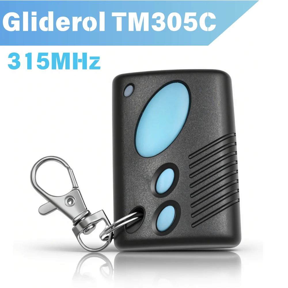 

315mhz Gliderol Tm305c Garage Door Remote Control for Gliderol GTS2000 GRD2000 Rolling Code Garage Door Opener