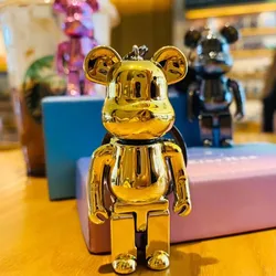 Bearbrick Bear Brick Action Figures Block Bear PVC Model Figures DIY Key Chain Paint Dolls Bearbrick Bear Brick Action Figures