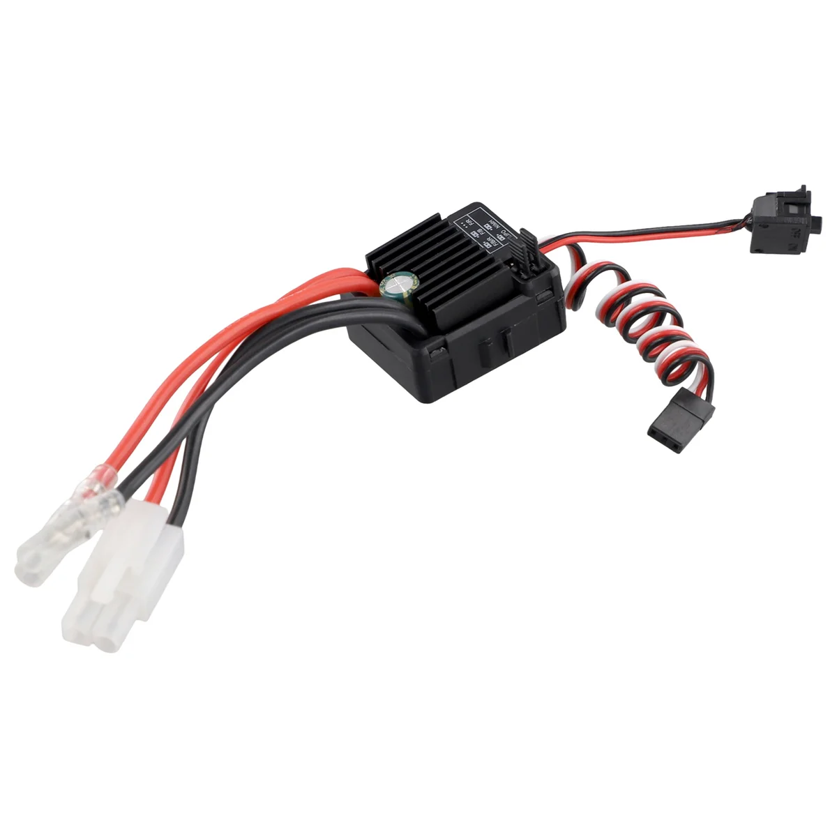 Controlador de velocidade elétrico impermeável para carro RC, RC 1060 escovado ESC, 60A, 2-3S, LiPo, caminhão, barco, axial