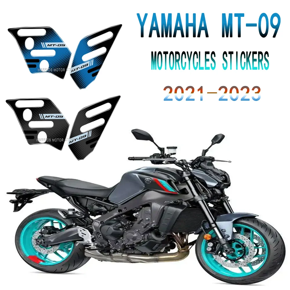 

FOR Yamaha Mt-09 2021-2023 Mt09 SP 2021 2022 2023 Motorcycles Stickers 3D Resin Heel Pad