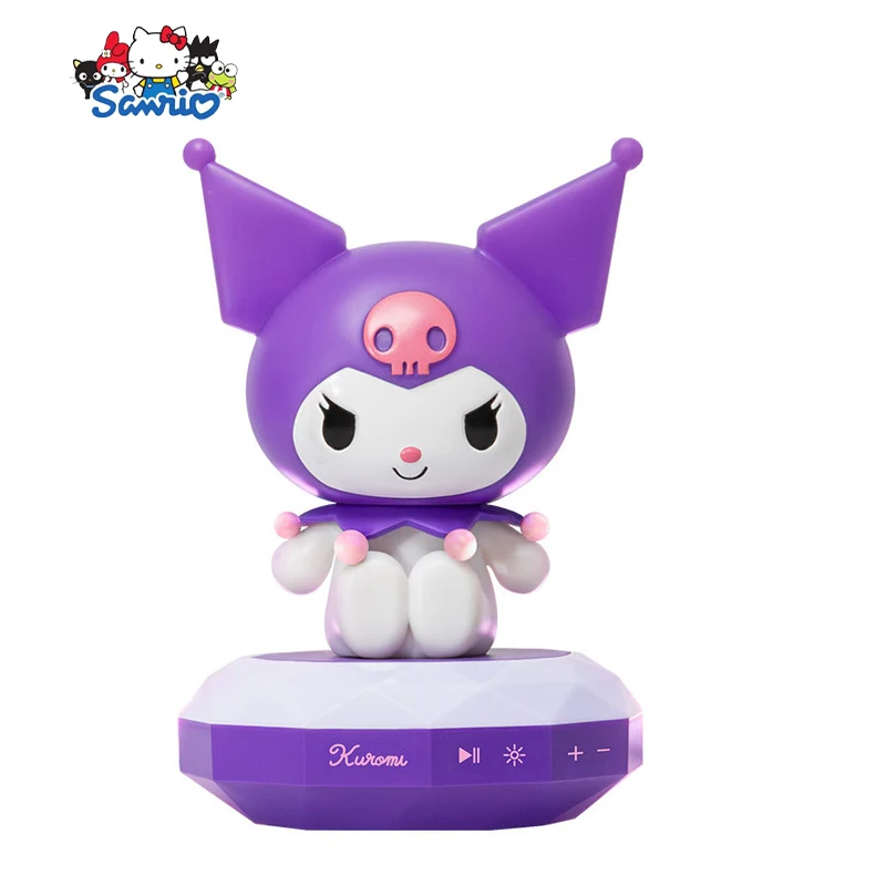 

Sanrio Kuromi Bluetooth Speaker Money Bank Kawaii Anime Cute Cartoon Multifunction with Night Light Ornaments Toys Girls Gifts