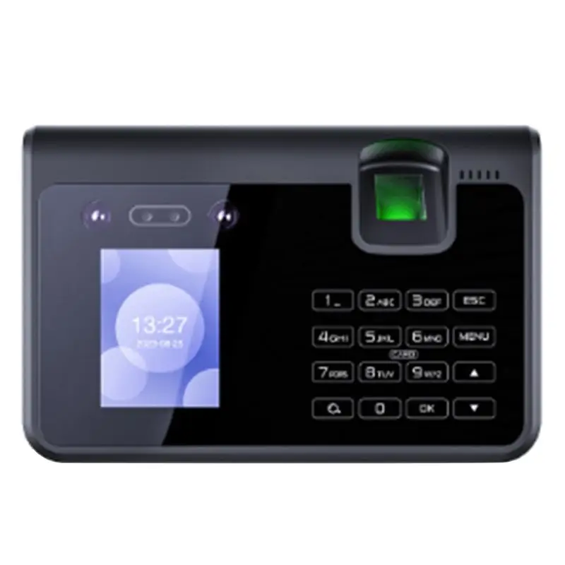 Biometric Facial Recognition Attendance Machine Palmprint Clock In Palm Vein Fingerprint Check-In EU Plug-AEF7