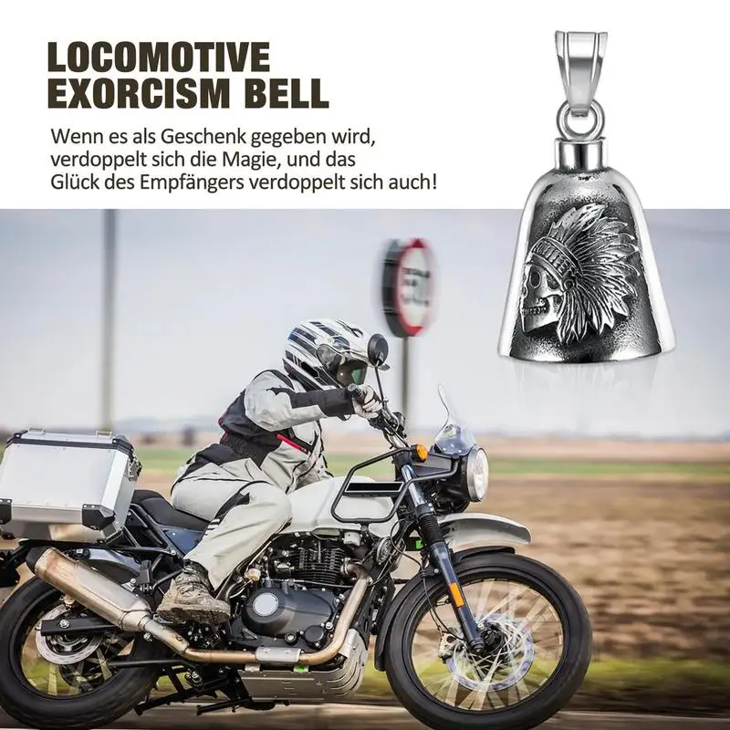 Guardian Bell Guardian Biker Riding Bell Stainless Steel Motorcycle Bells For Husband Bicycles Motorcycle