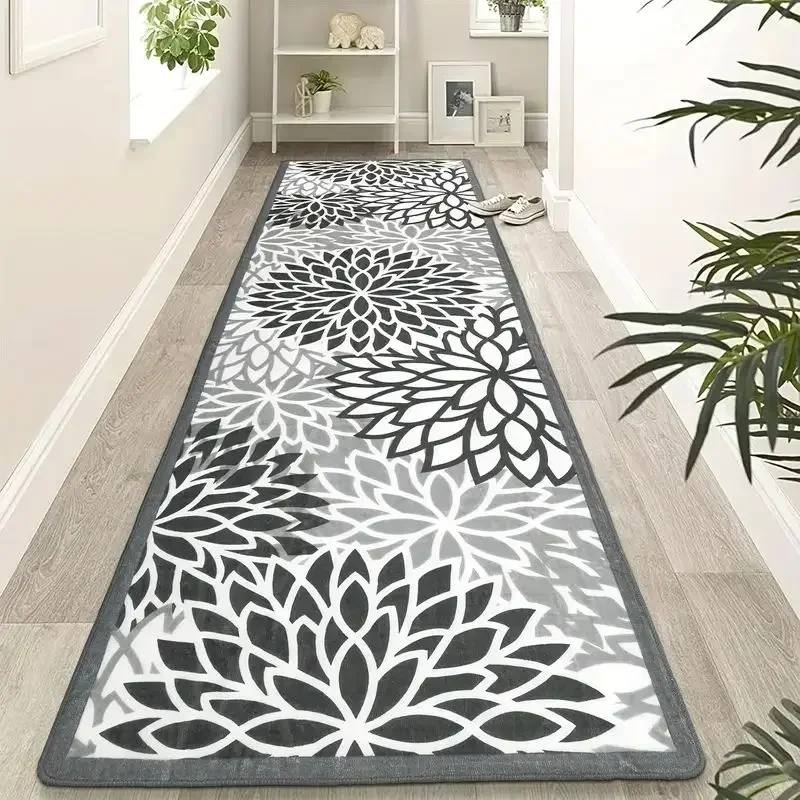 VIKAMA Anti-slip Floor Mat - Waterproof and Oil-Resistant Kitchen Floor Mat - Washable Entry Door Floor Mat - Home Decoration