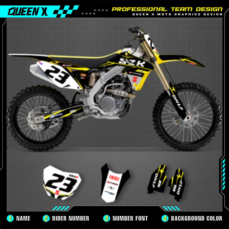 queen-x-moto-personalizzato-squadra-moto-grafica-sfondo-decal-adesivi-kit-per-rmz250-2018-2017-2016-2011-2010-250cc-1