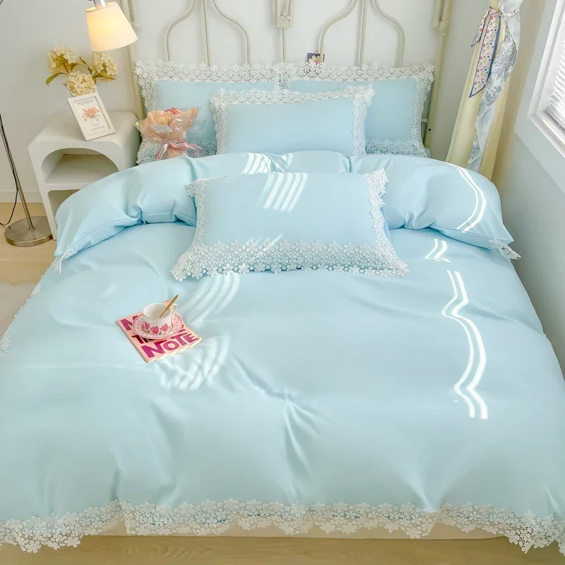 2025 New Arrival High - End Bedding Set, Korean - Style with Ruffles, 1.5m, 1.8m, 2.0m Beds