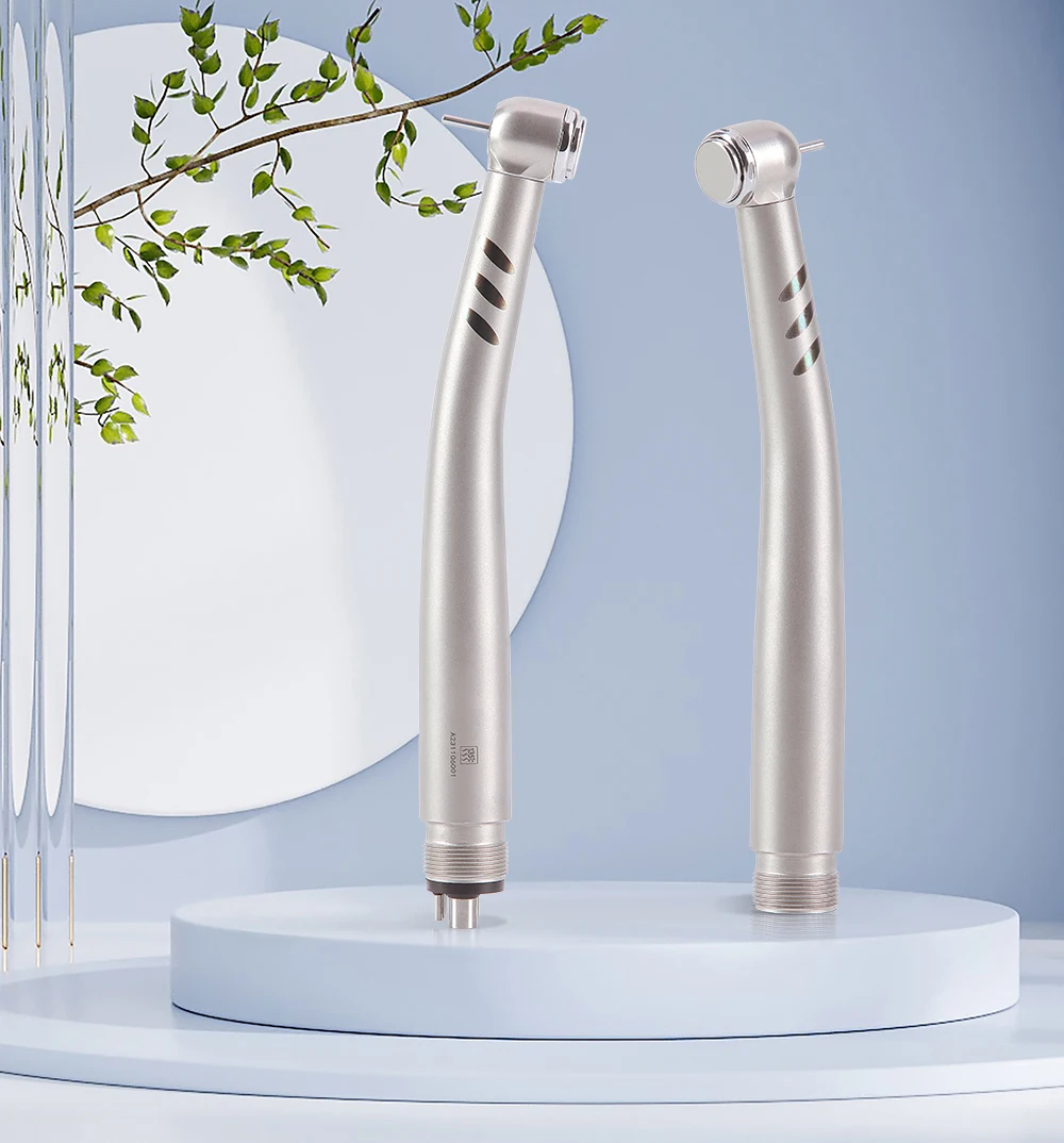AZDENT Dental High Speed Handstück Keramik Lager Drehmoment Kopf Push Button Triple Wasser Spray 2/4 Löcher Zahnmedizin Werkzeuge – Detail 1