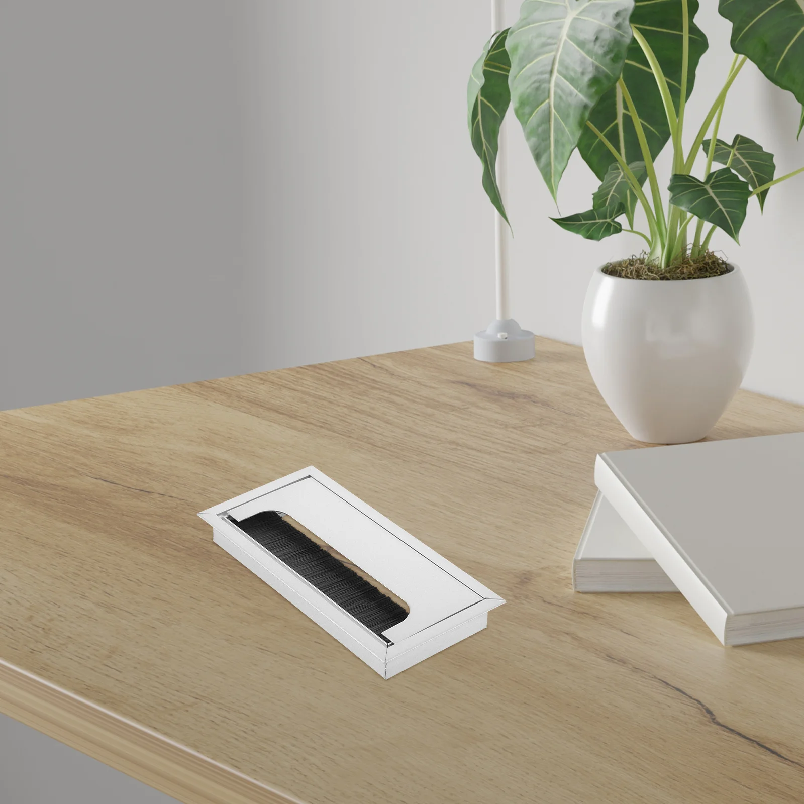 알루미늄 합금 케이블 박스 사각형 배선 박스 책상용 와이어 정리 도구 컴퓨터 테이블 그로멧 사무실 가정용