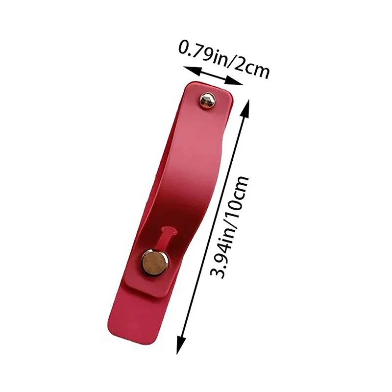 1pc Universal Phone Hand Band Bracelet Silicone Phone Holder Finger Ring Push Pull Grip Stand Sticker Phone Holder