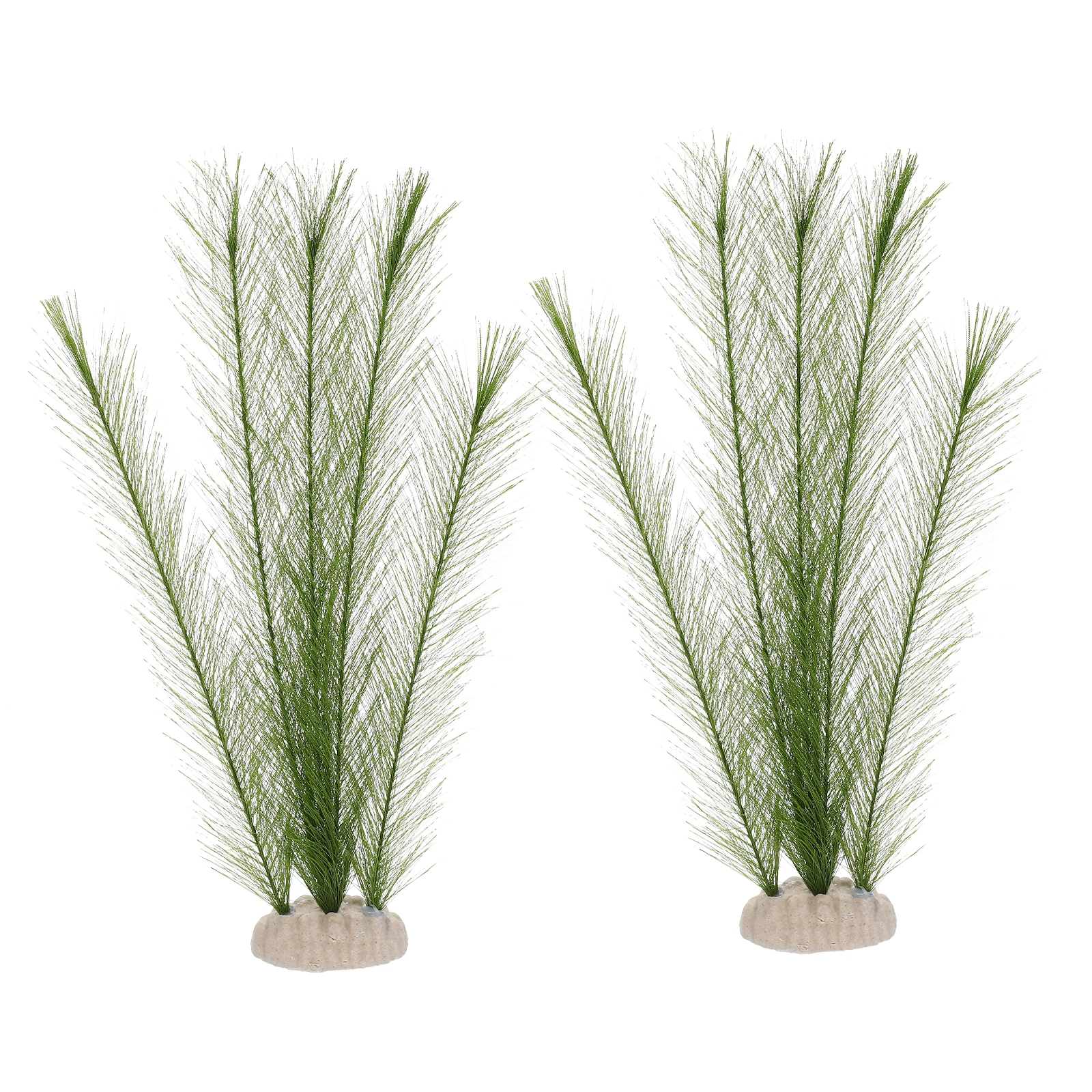 

2 Pcs Silk Plants Aquarium Decorative Fake Plastic Fish Tank Plants Easy Clean Lifelike Betta Tanks Realistic Modeling Safe