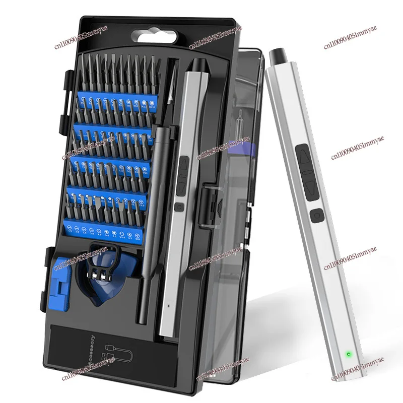 

New Transparent Shell 62-in-1 Small Precision Small Electric Screwdriver Set Hand-integrated Rechargeable with Torque
