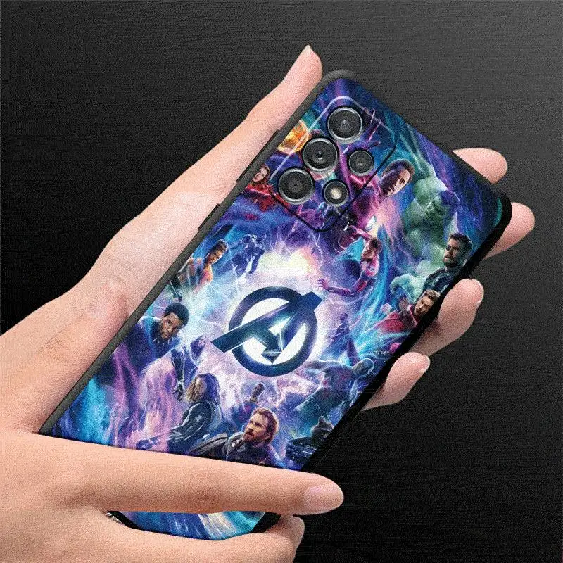 The Avengers Marvel Case for Samsung Galaxy A54 A14 A52 A12 A53 A34 A13 A50 A55 A25 A35 A51 A34 A32 A70 A71 Silicone Phone Cover