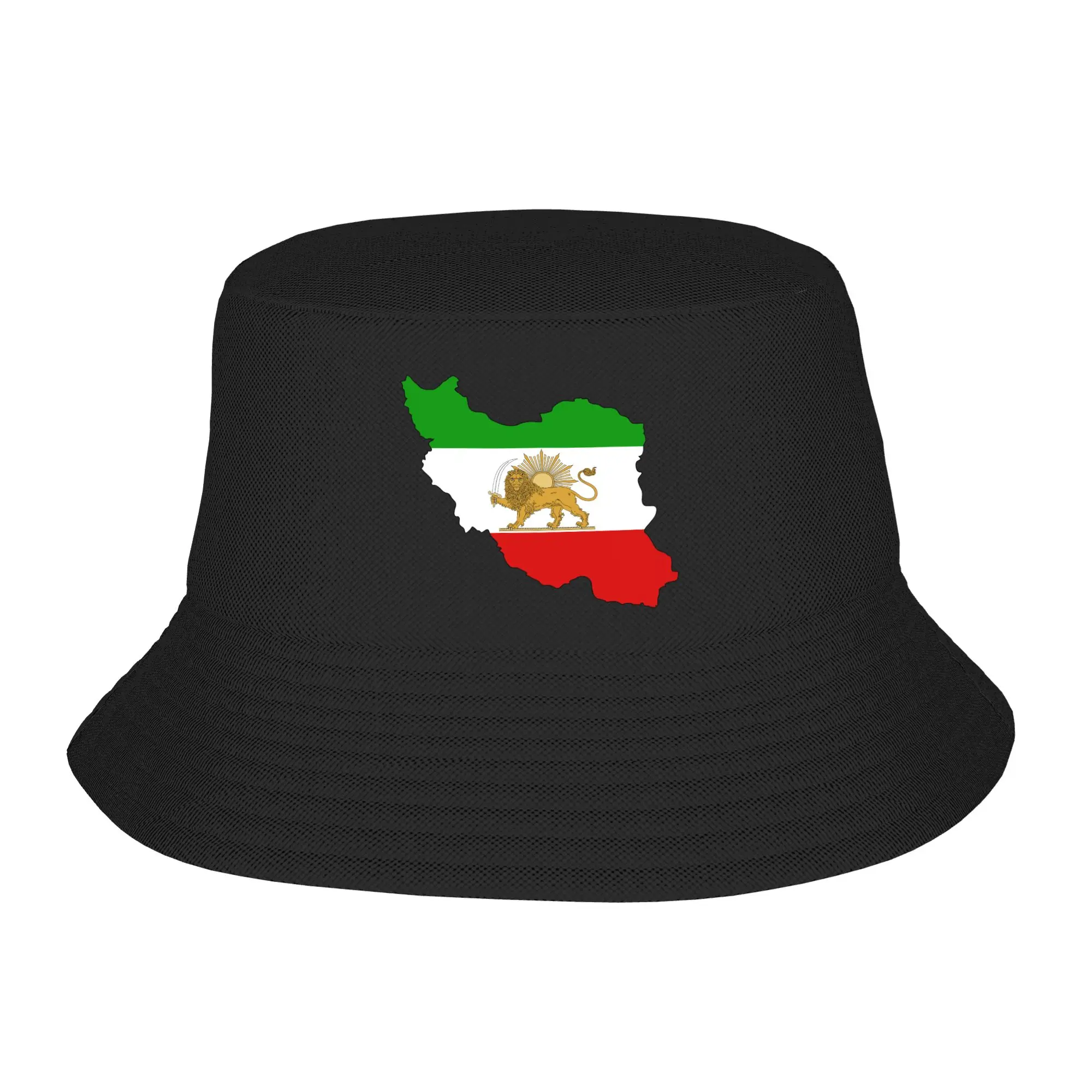 chapeu-bucket-personalizado-com-mapa-da-bandeira-do-ira-para-mulheres-e-homens-estampa-de-leao-e-sol-ideal-para-viagens-de-verao-praia-e-pesca-ao-ar-livre