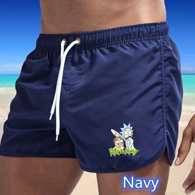 Men's quick drying beach shorts, fitness shorts summer swimsuits casual sports shorts men's swim board shorts new 2024 fashion