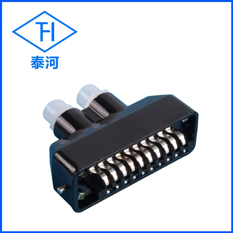 20-Core, rectangular aviation plug, two-hole incoming cable CA20-JZ2/KA aviation plug, connector, plug and socket