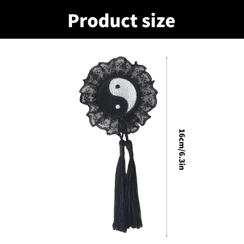 652f TASSELS BAGUA CLIP CABE