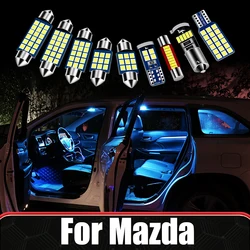 Para Mazda 2 3 5 6 BK BL BM BP GG GH GJ GL CX3 CX4 CX5 CX-5 CX7 MX5 RX8 BT50 2003-2019 2020 2021 2022 accesorios de bombillas LED para coche