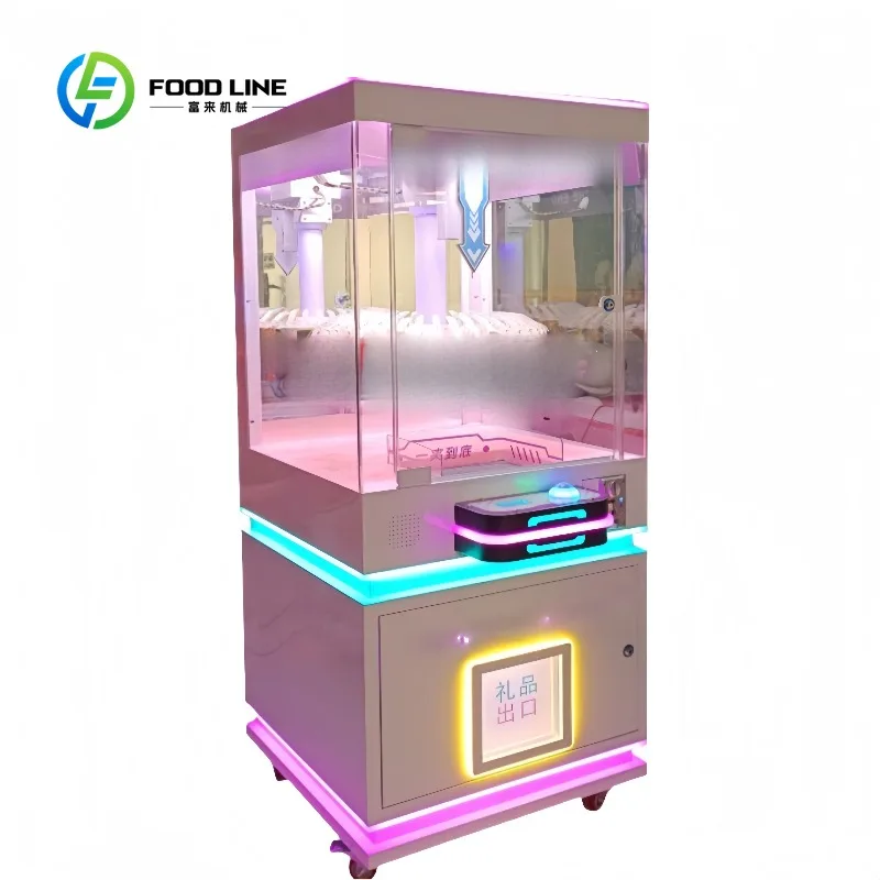 Custom Large Capacity Arcade Claw Machine Durable Steel Structure Coin Operated Grabber for Mall Game Zone Entertainment Center