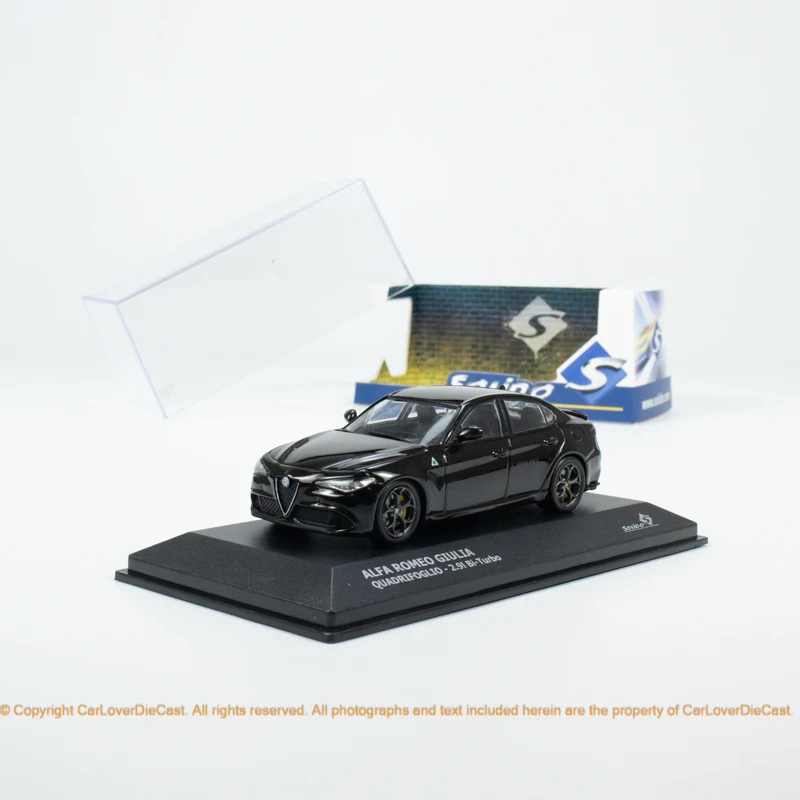 

Литой под давлением SOLIDO масштаб 1:43 Alfa Romeo GIULIA, имитация сплава, модель автомобиля, Коллекционная игрушка, подарок, сувенир, украшение для дисплея