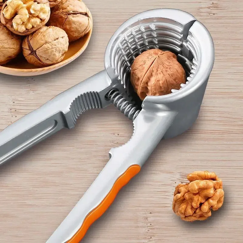 2024 nuevo Crack almendra nuez avellar Filbert nuez cocina Cascanueces Clip abrazadera alicate Cracker Pecan avellana herramientas para grietas