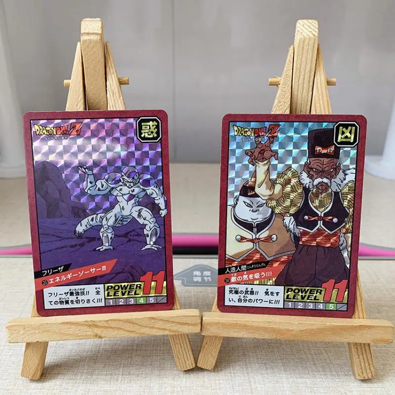 أنيمي لعبة دراغون بول لتقوم بها بنفسك ACG فريزا سون جوكو الدكتور جيرو معركة لعبة الليزر الانكسار تحصيل بطاقات لعب للأولاد هدايا عيد الميلاد #2