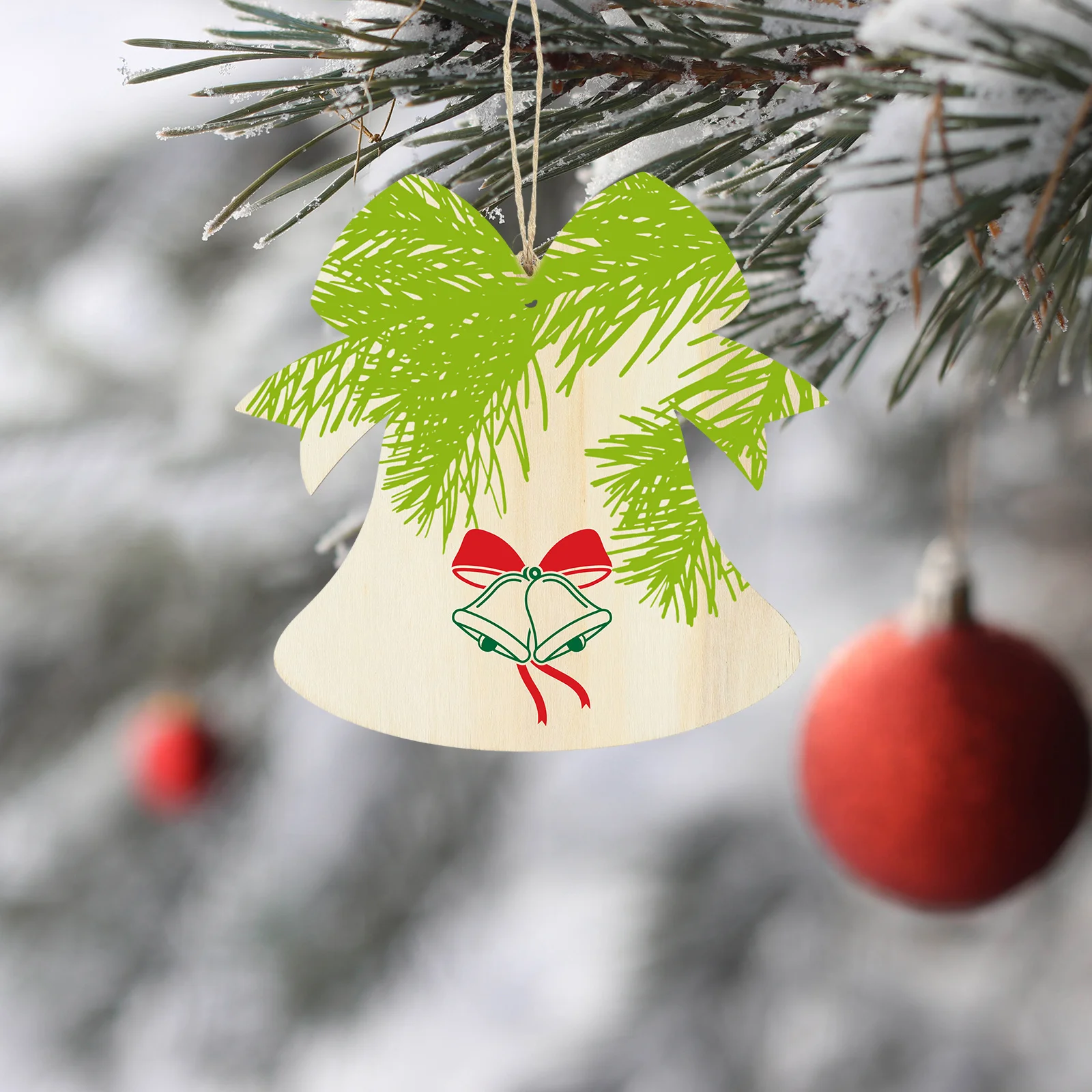 

10Pcs Unfinished Wooden Christmas Cutouts for DIY Painting Handmade Ornaments Holiday Decor Tree Window Fireplace Gift Craft