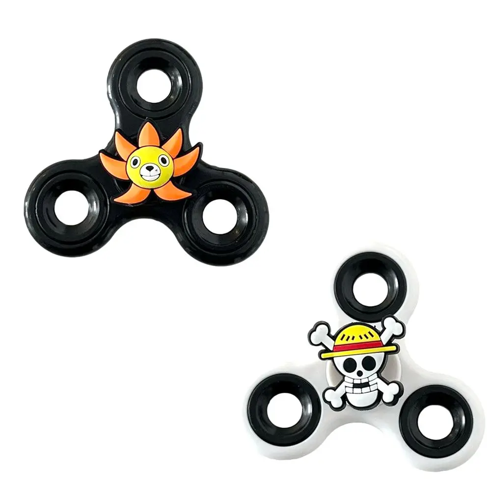 ฟิกเกอร์การ์ตูนวันพีซ 1 ชิ้น ของเล่นฟิดเจ็ตสปินเนอร์ ลูฟี่ โซโล โมเดลพีวีซี ของเล่นคลายเครียดสำหรับเด็ก