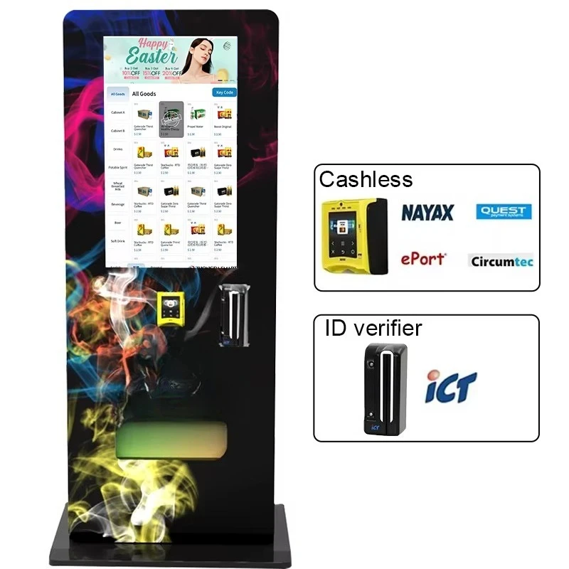 Pika Card Trading Vending Machine Tcg Game Card SDK Function Multiple Payment Options ADA Compliant Cloud-Based Remote Custom