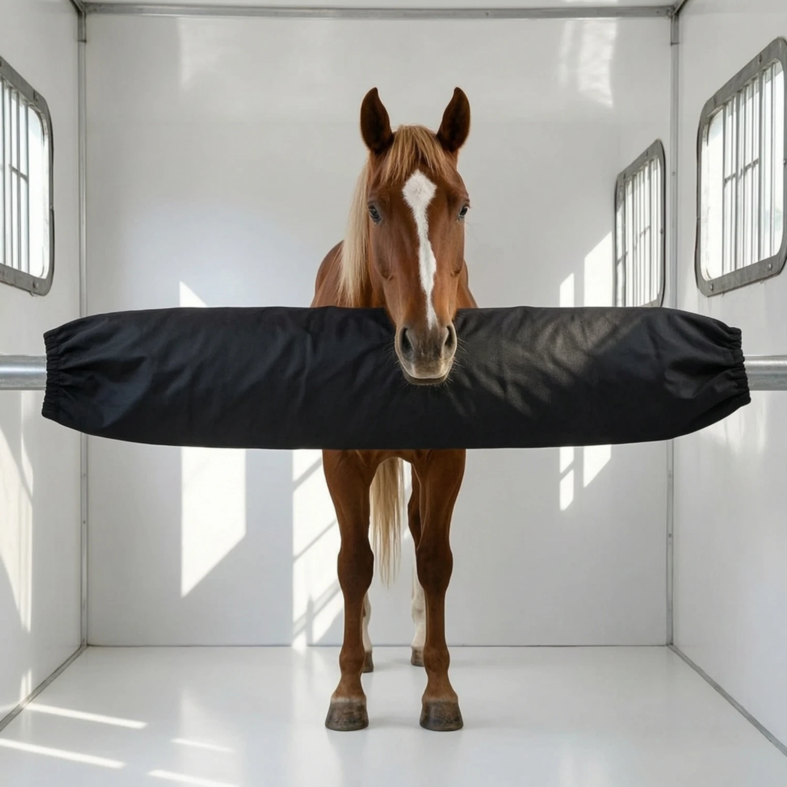 Horse Trailer Bar Cover Impermeable Padded Sleeve with Touch Fastener Interior Protection Waterproof and Durable