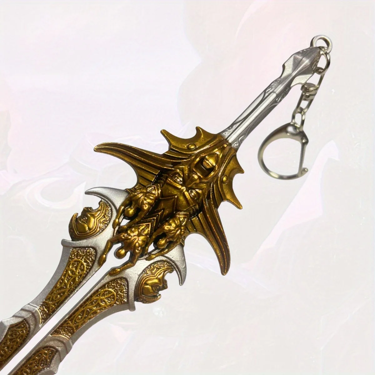 8.6인치 갓 오브 워 크레토스 메탈 카타나 검 오리지널 사무라이 세이버 나이프 일본 카타나 세이버 코스프레 액세서리 소품 장난감