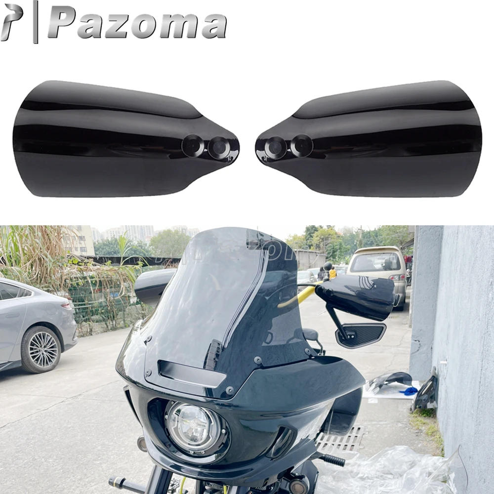 

Motorcycle Handguards Protector Hand Shield Cover For Harley Softail Street Bob FXBB FXBBS Deluxe FLDE Low Rider ST FXLRST 18-23