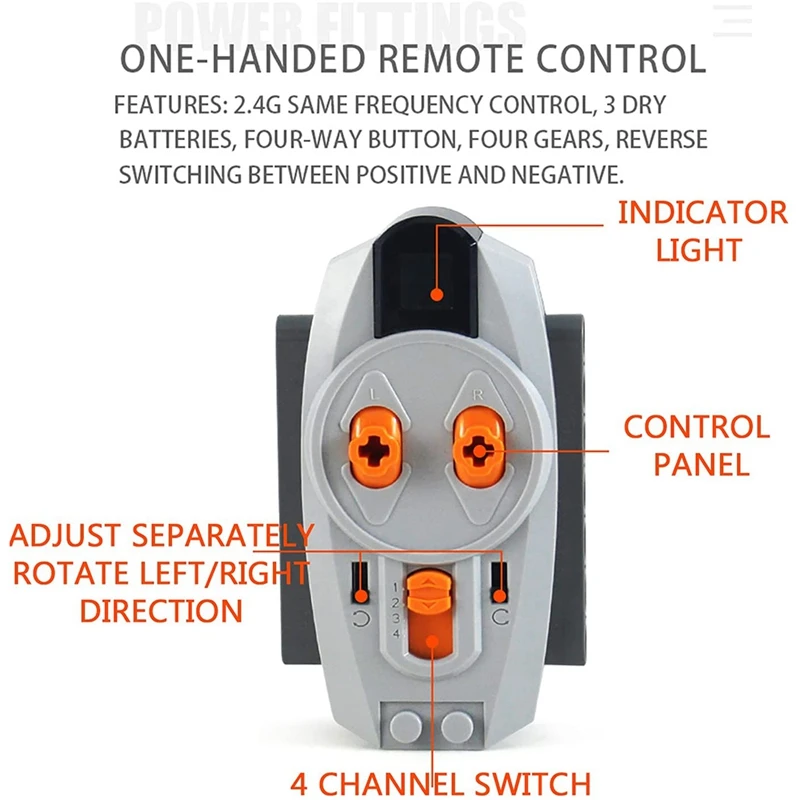 Top-IR Remote Control 8885-IR Controll 8885 IR Remote Control 8885 For Power Functions Servo Motor