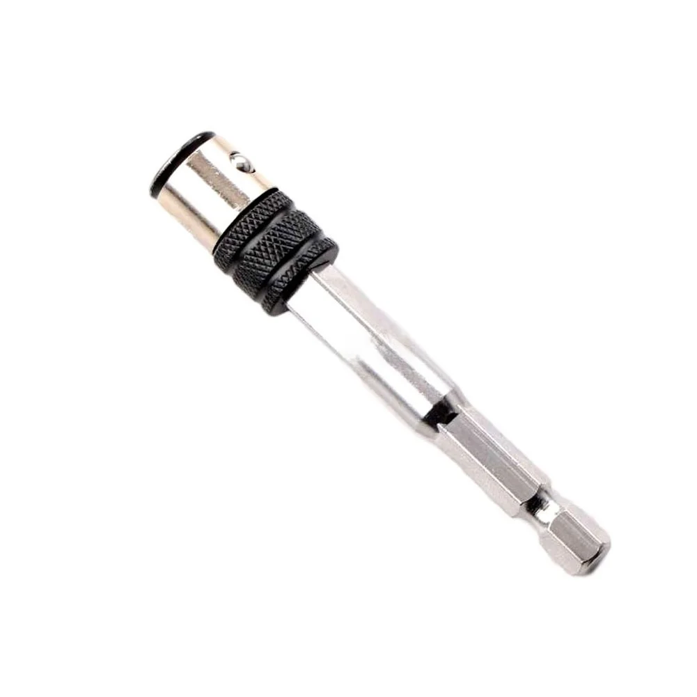 1/4 Hex Shank Socket Adapter Drill Bit Converter Extension Bar Quick Release Self Locking Driver For Electric Drill Power Tool